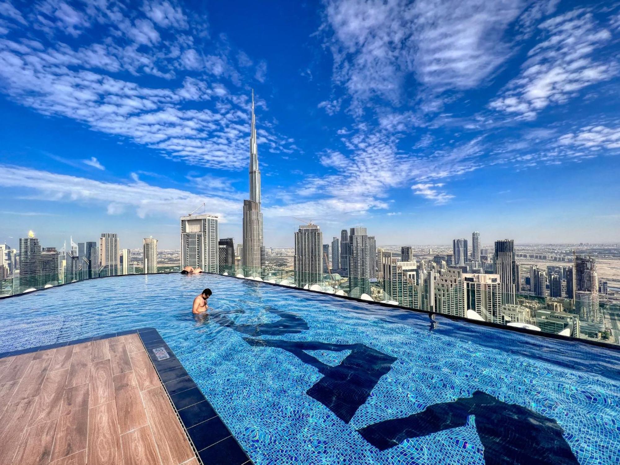 Highest Infinity Pool In Downtown Dubai 아파트 외부 사진