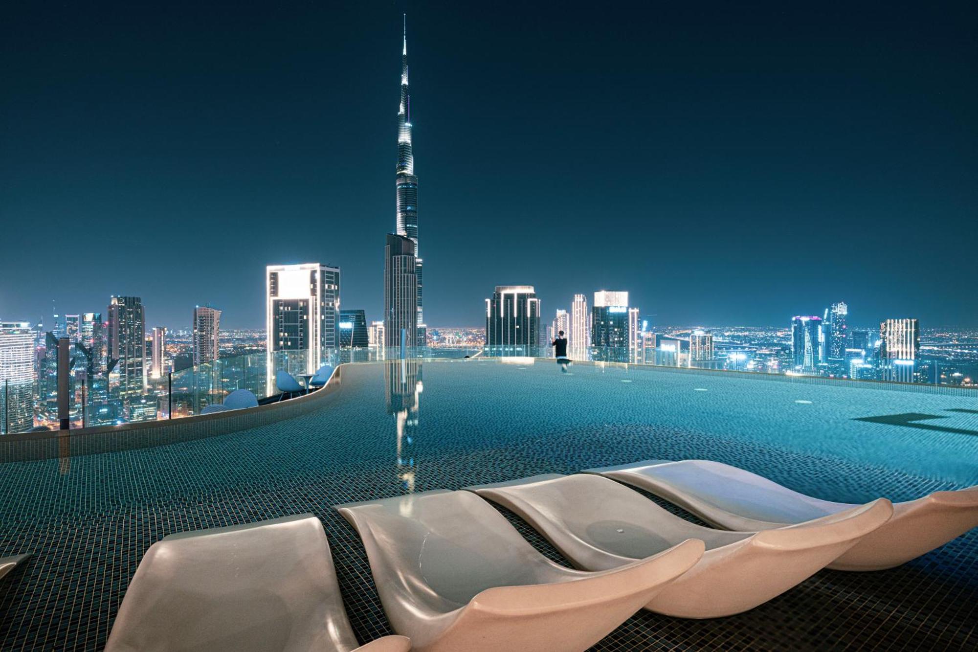 Highest Infinity Pool In Downtown Dubai 아파트 외부 사진